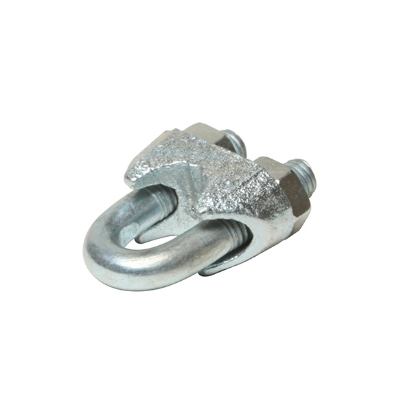 2-3mm Galvanised Wire Rope Grips - DIN 741